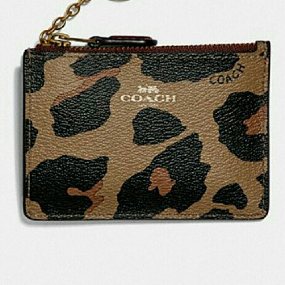 🌷Coach Mini Skinny ID Wallet-Leopard Print🌷 - Picture 3 of 3
